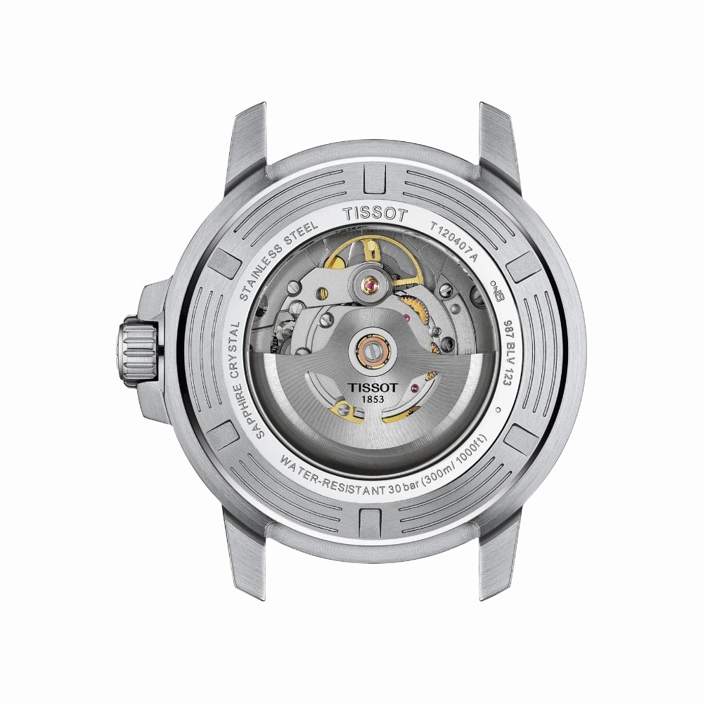 Tissot Seastar 43mm 1000 Powermatic 80 Steel/Blue Dial