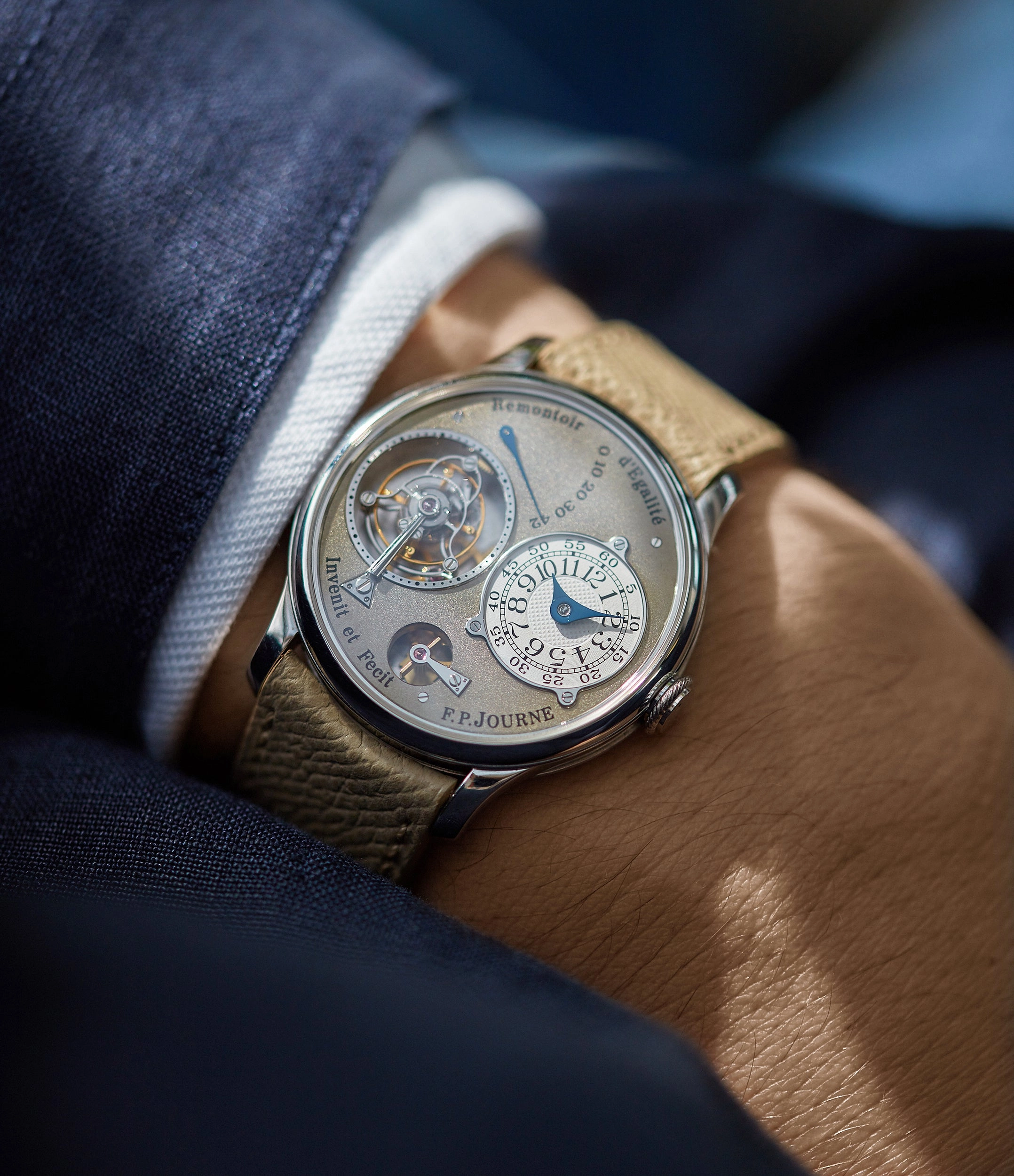 Tourbillon | Brass Movement | 38mm | Platinum