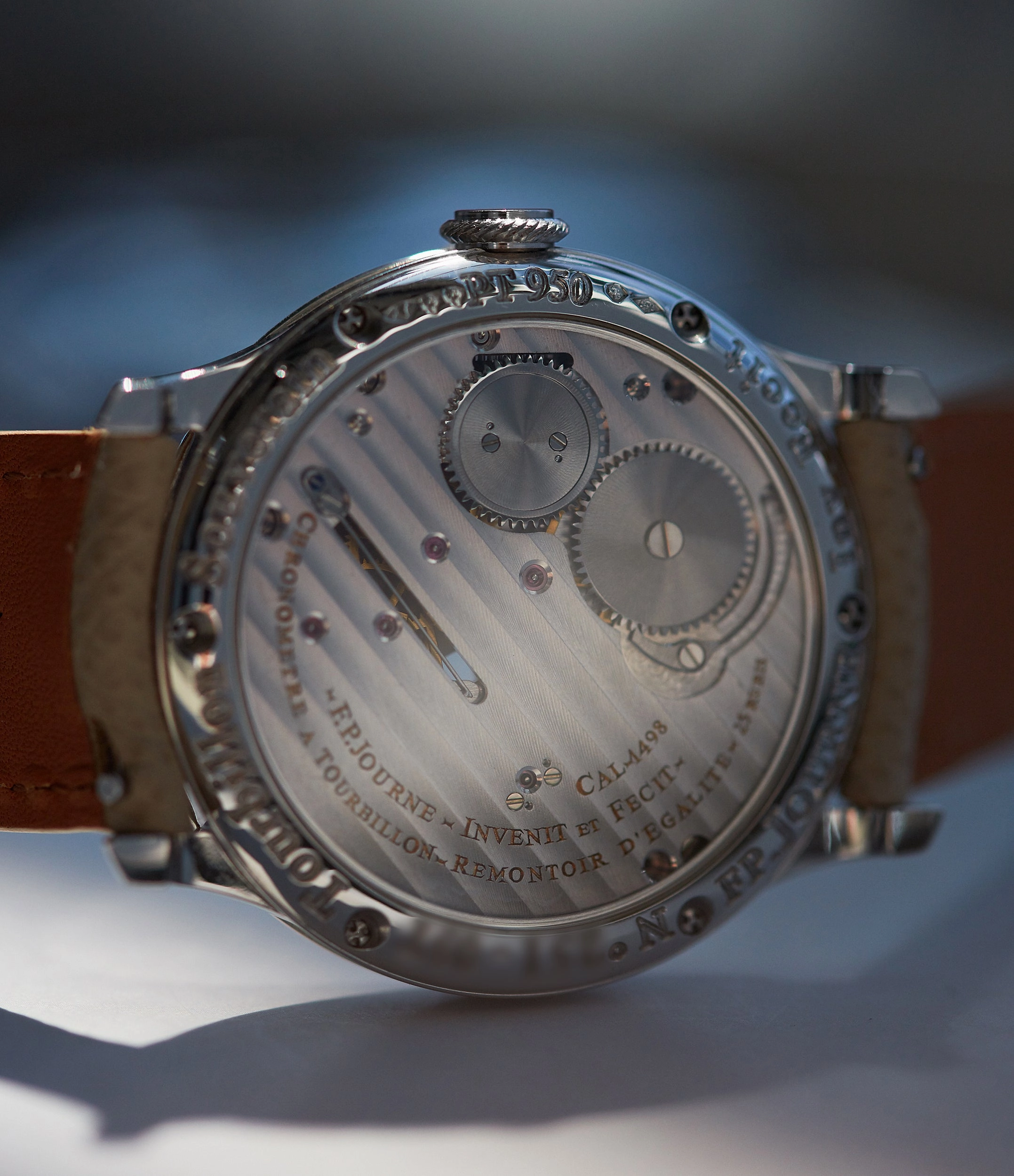 Tourbillon | Brass Movement | 38mm | Platinum