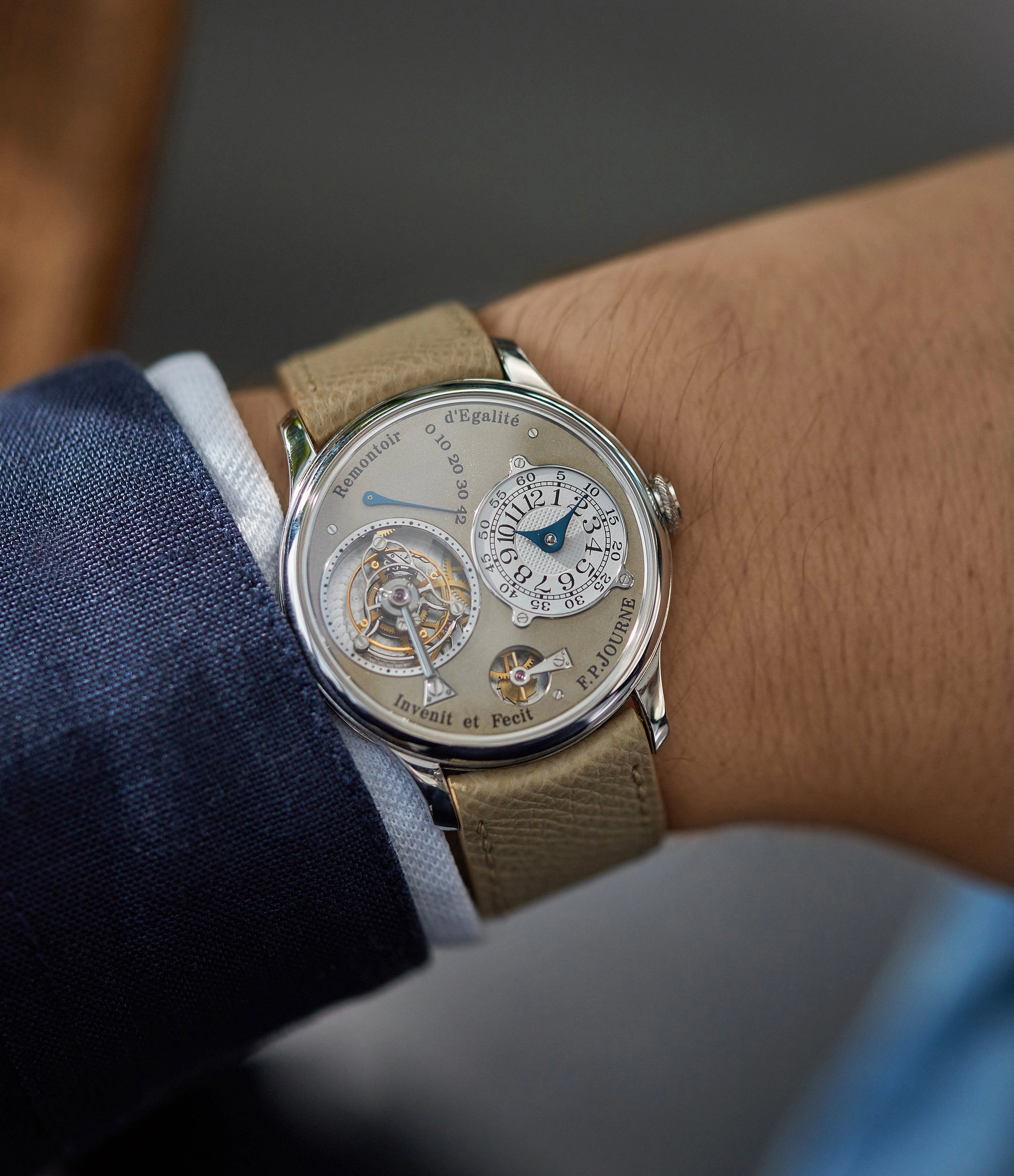 Tourbillon | Brass Movement | 38mm | Platinum