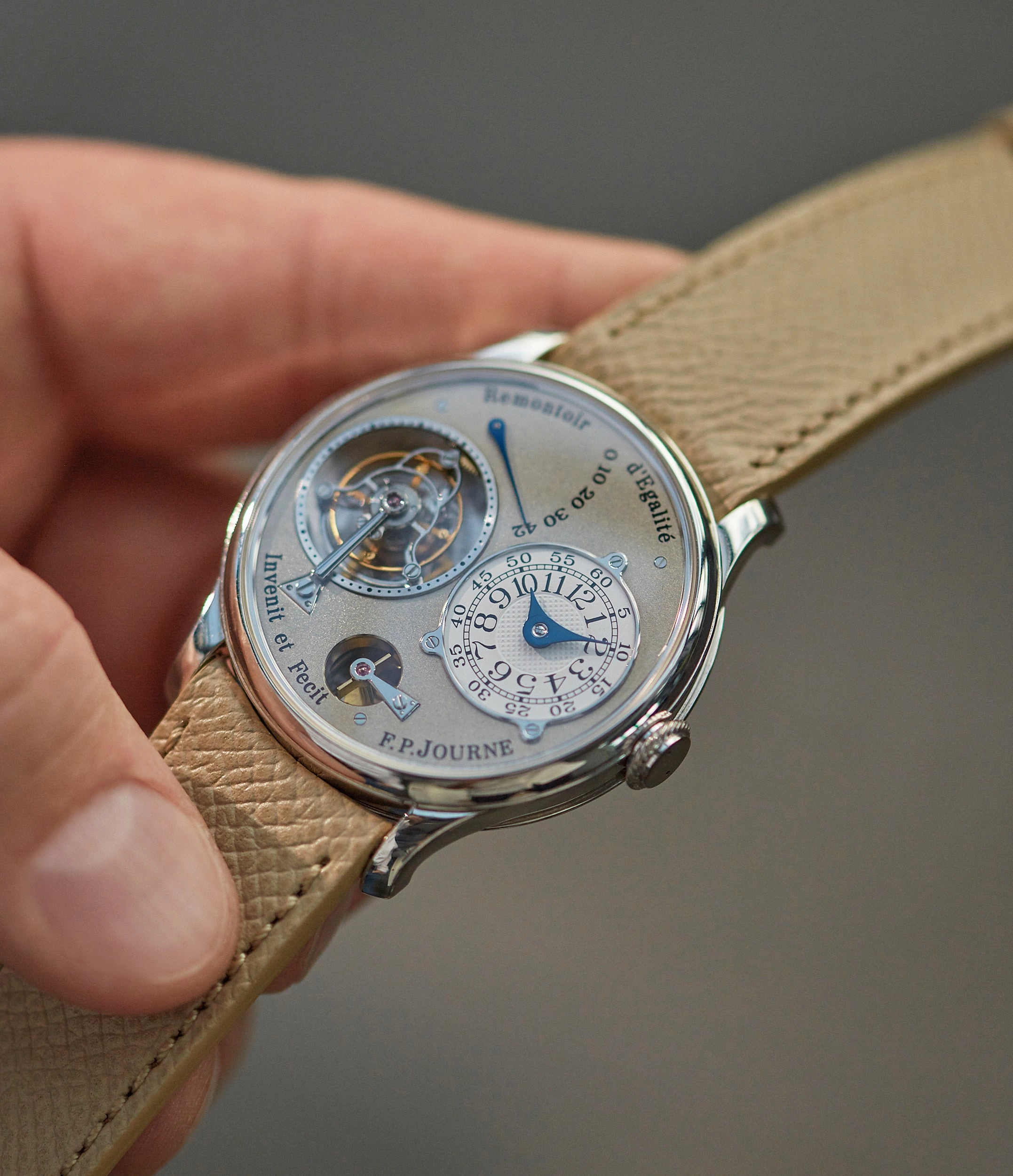 Tourbillon | Brass Movement | 38mm | Platinum