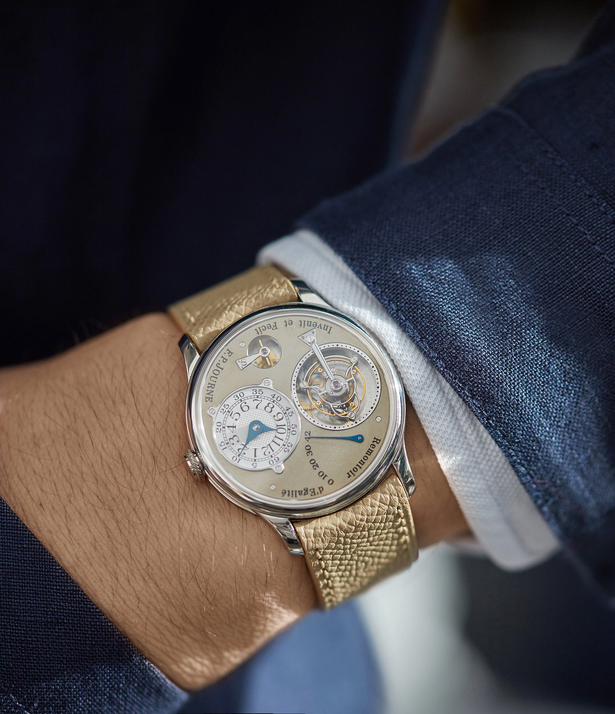 Tourbillon | Brass Movement | 38mm | Platinum