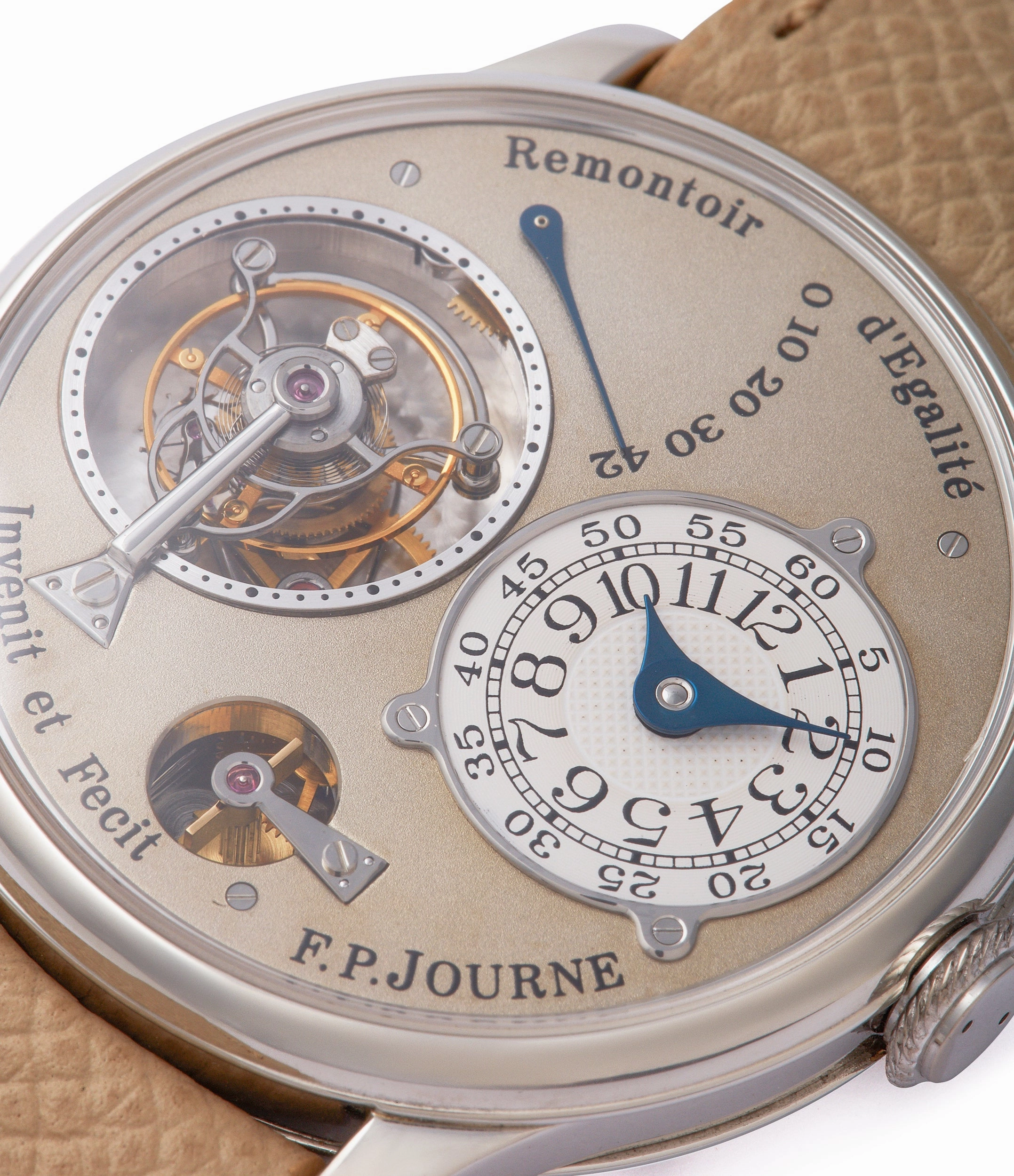 Tourbillon | Brass Movement | 38mm | Platinum