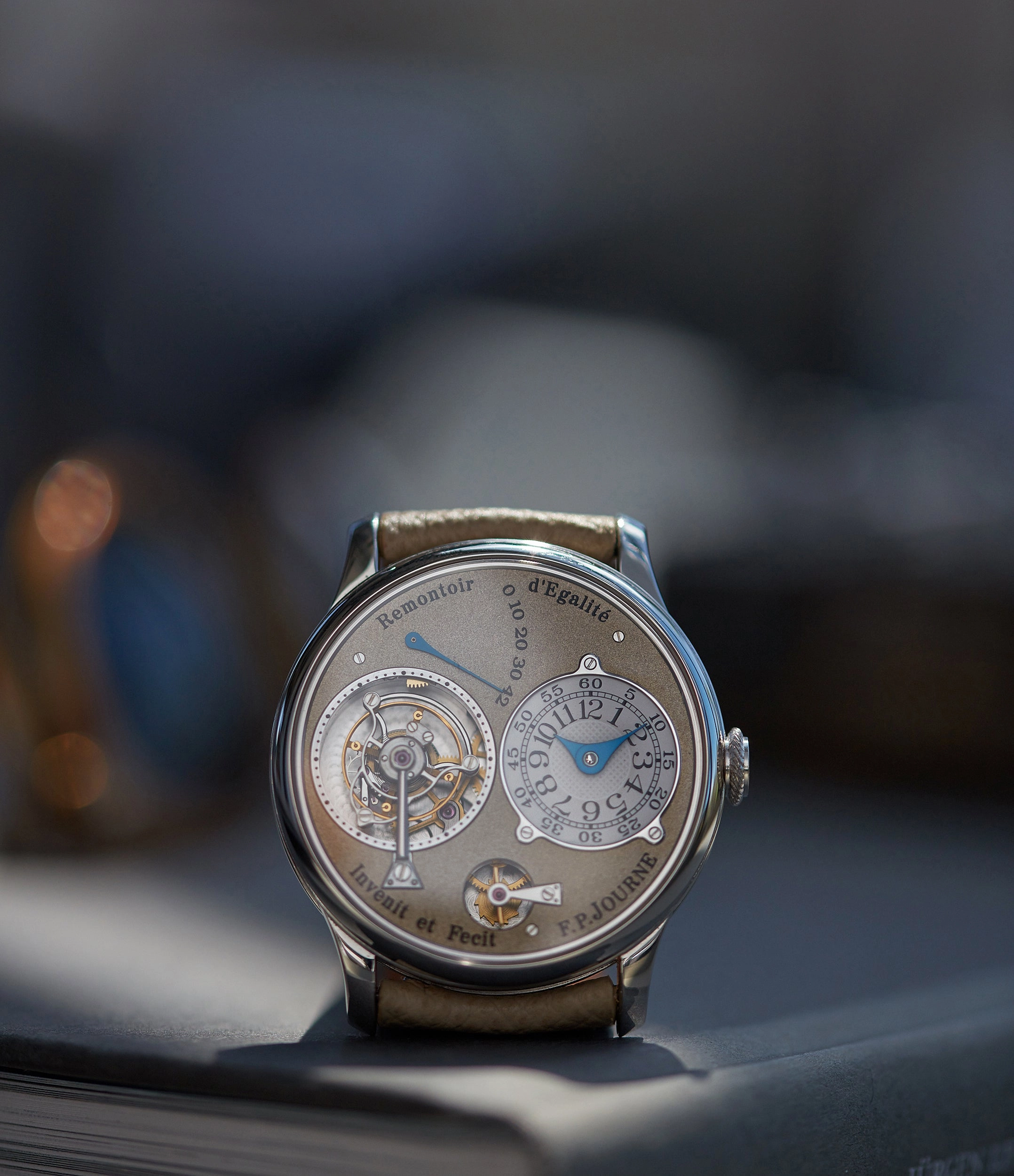 Tourbillon | Brass Movement | 38mm | Platinum