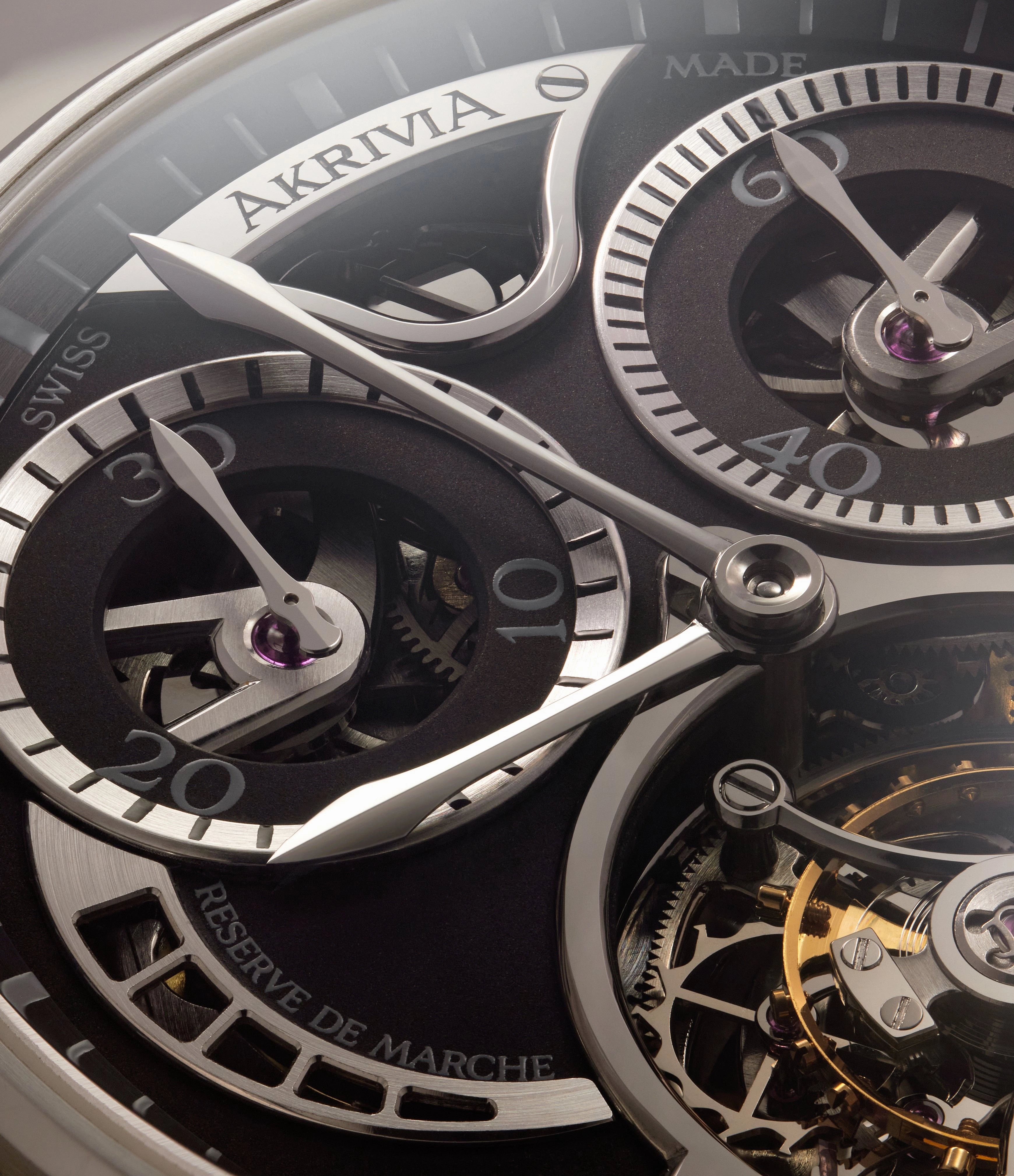 Tourbillon Chronographe Monopoussoir | AK-01 | Stainless Steel