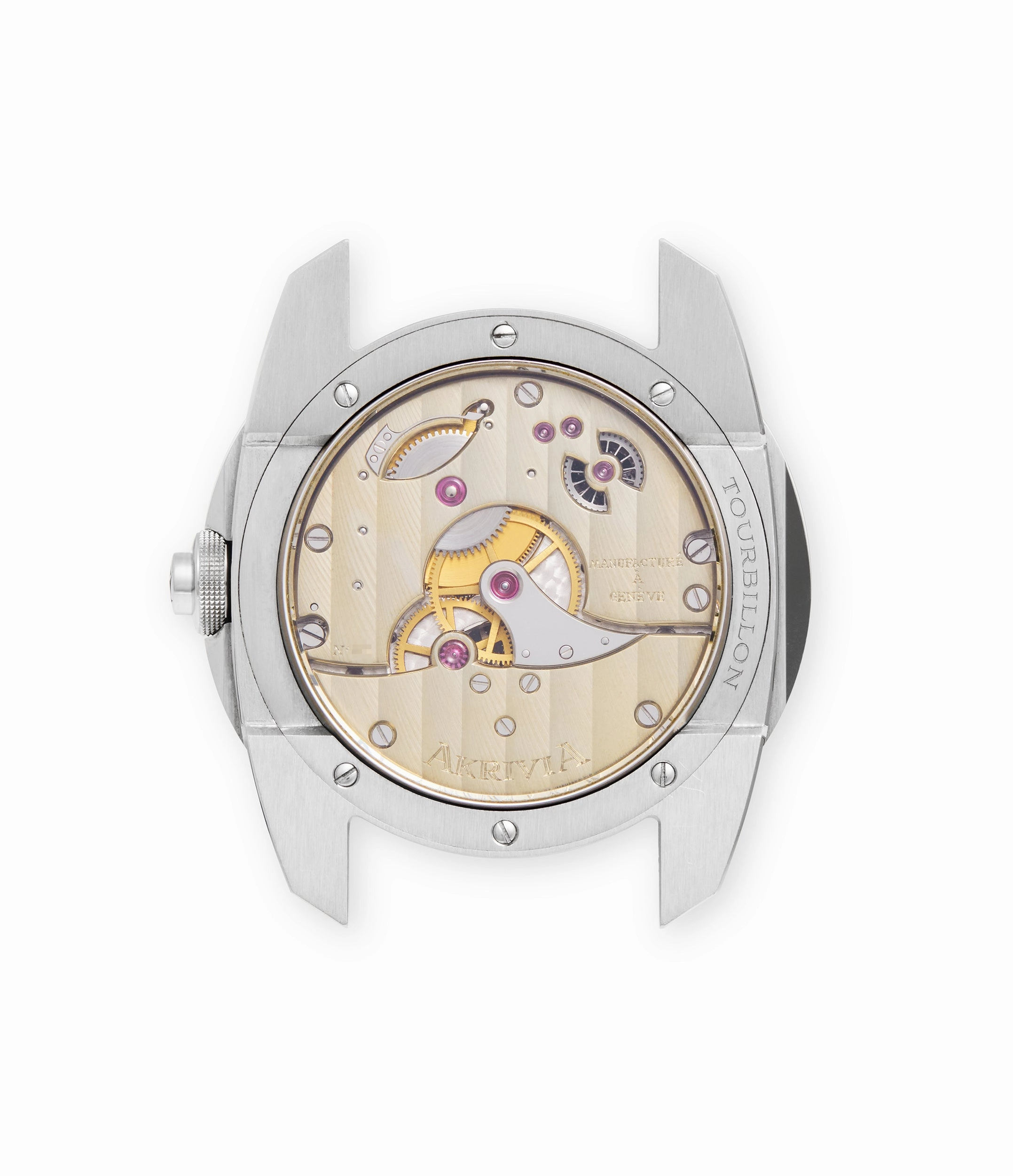 Tourbillon Chronographe Monopoussoir | AK-01 | Stainless Steel
