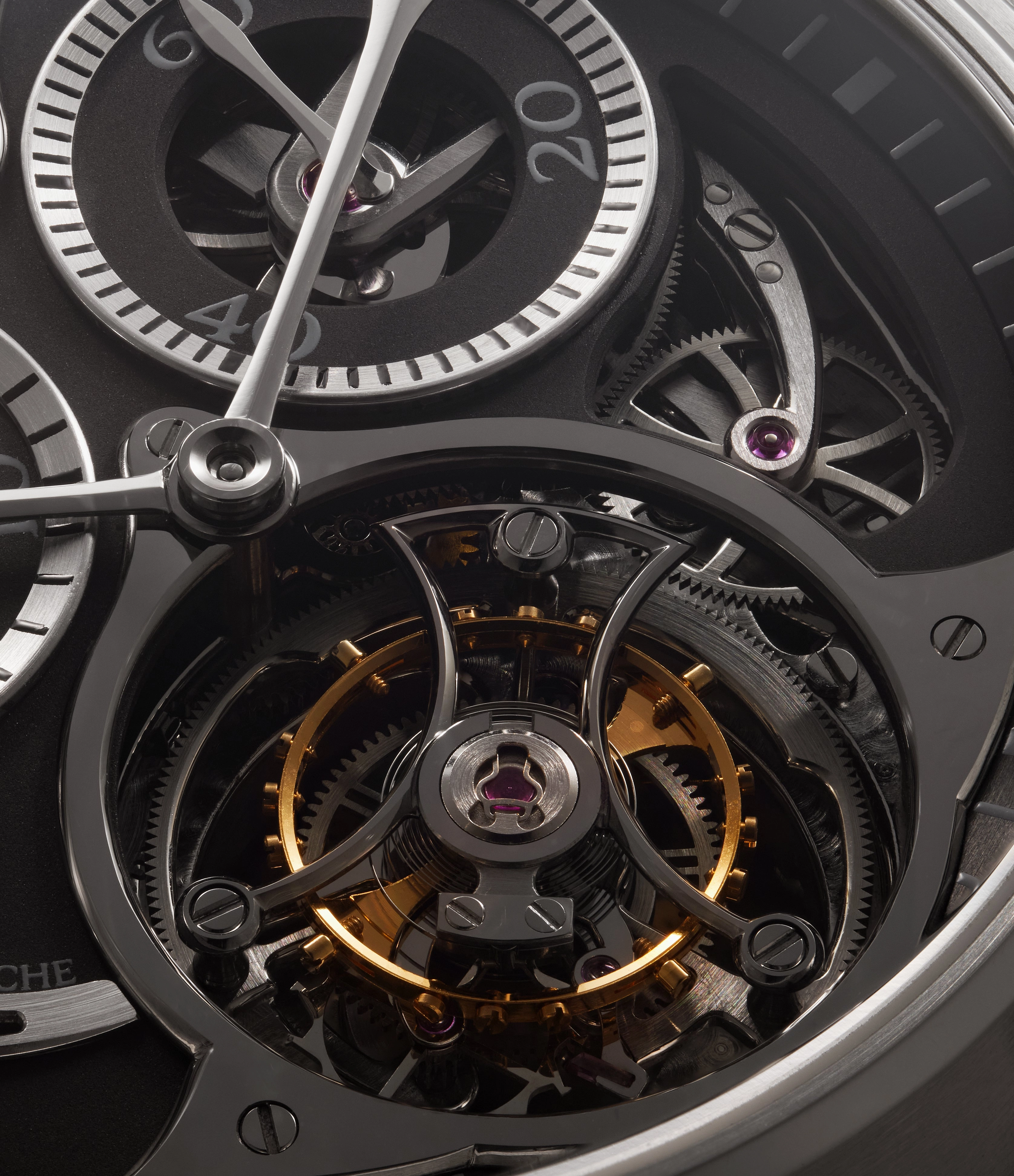 Tourbillon Chronographe Monopoussoir | AK-01 | Stainless Steel