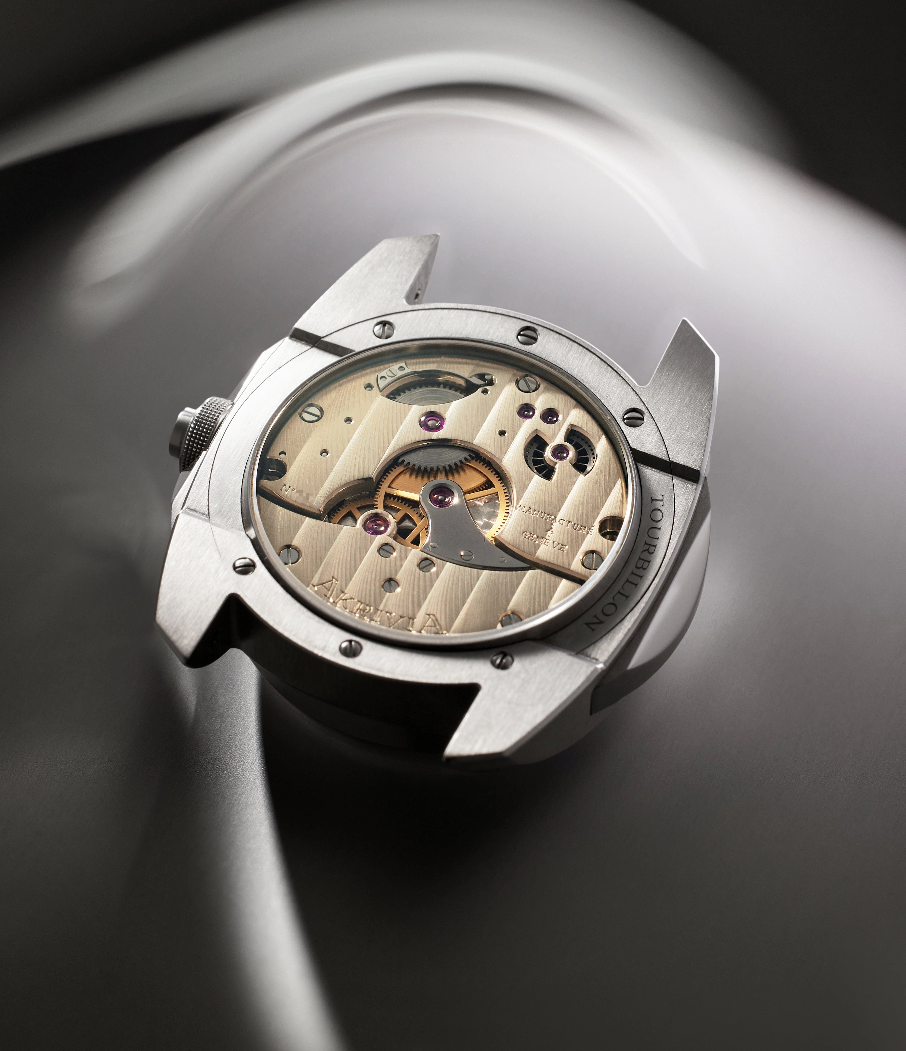 Tourbillon Chronographe Monopoussoir | AK-01 | Stainless Steel