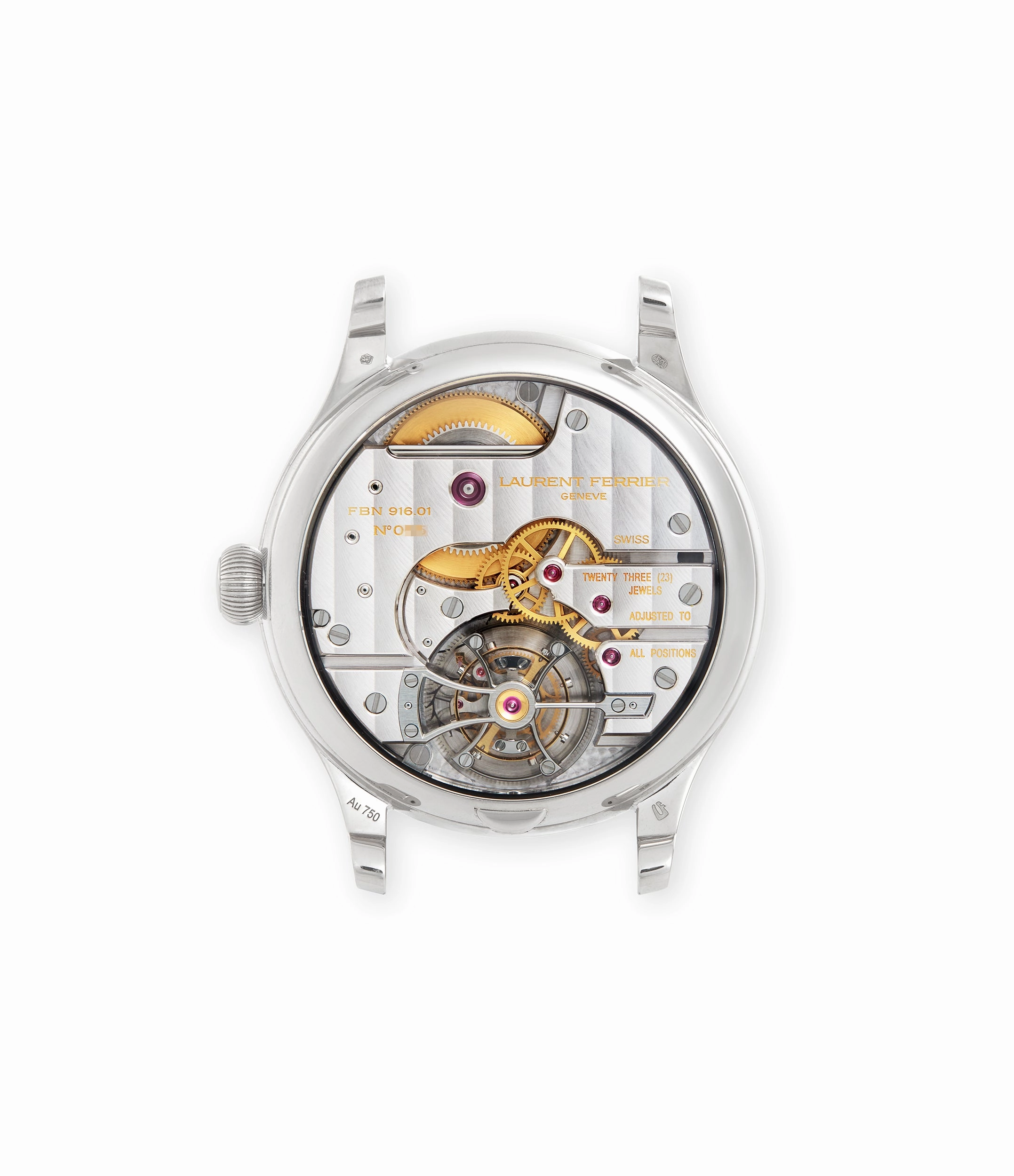 Tourbillon Double Spiral | Besanon Certified | 39mm | White Gold