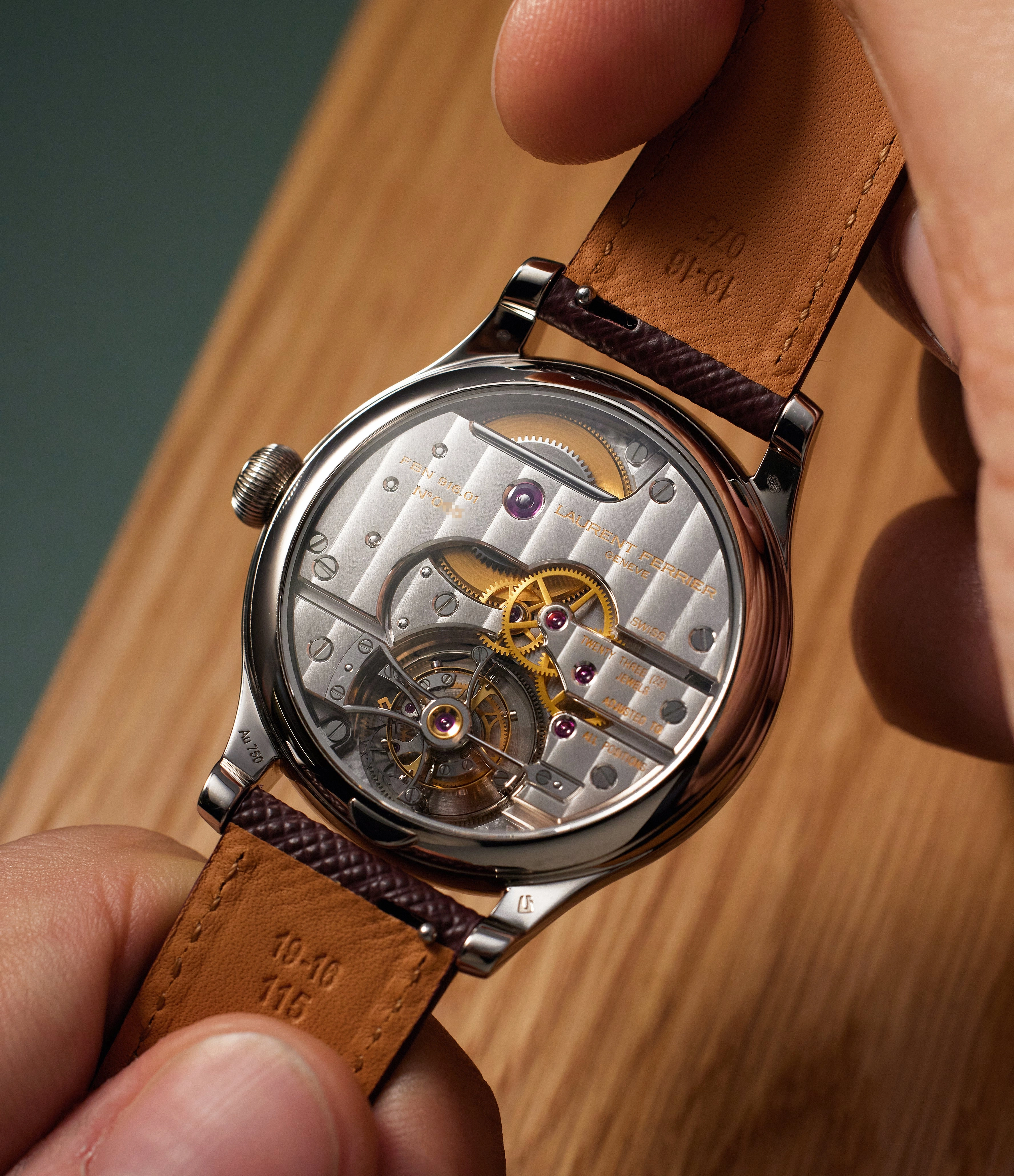Tourbillon Double Spiral | Besanon Certified | 39mm | White Gold