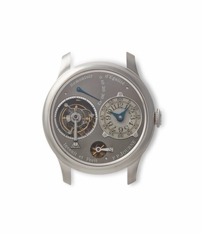 Tourbillon Remontoir | Ruthenium Dial | 40mm | Platinum