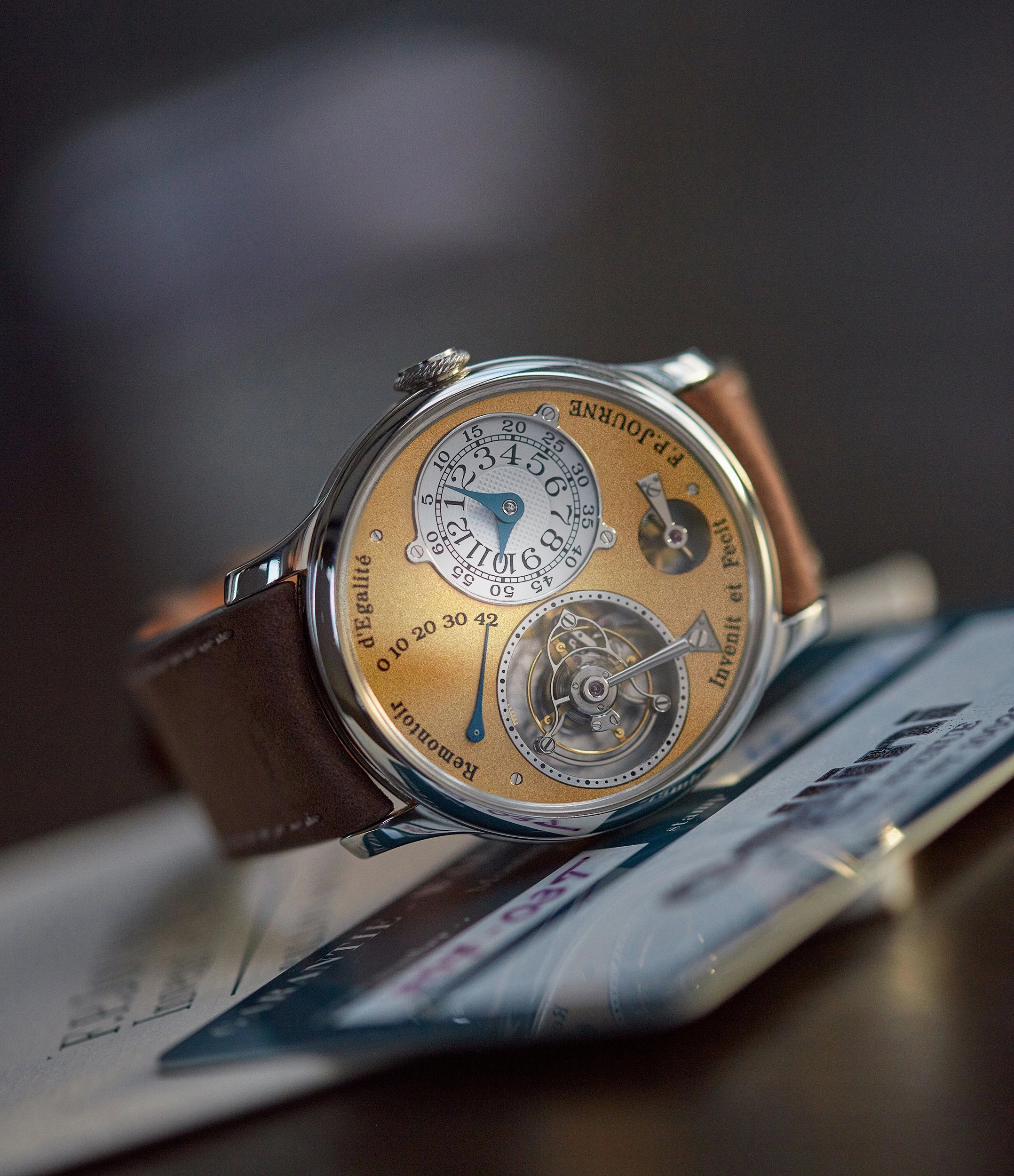 Tourbillon Souverain | Brass Movement | Platinum