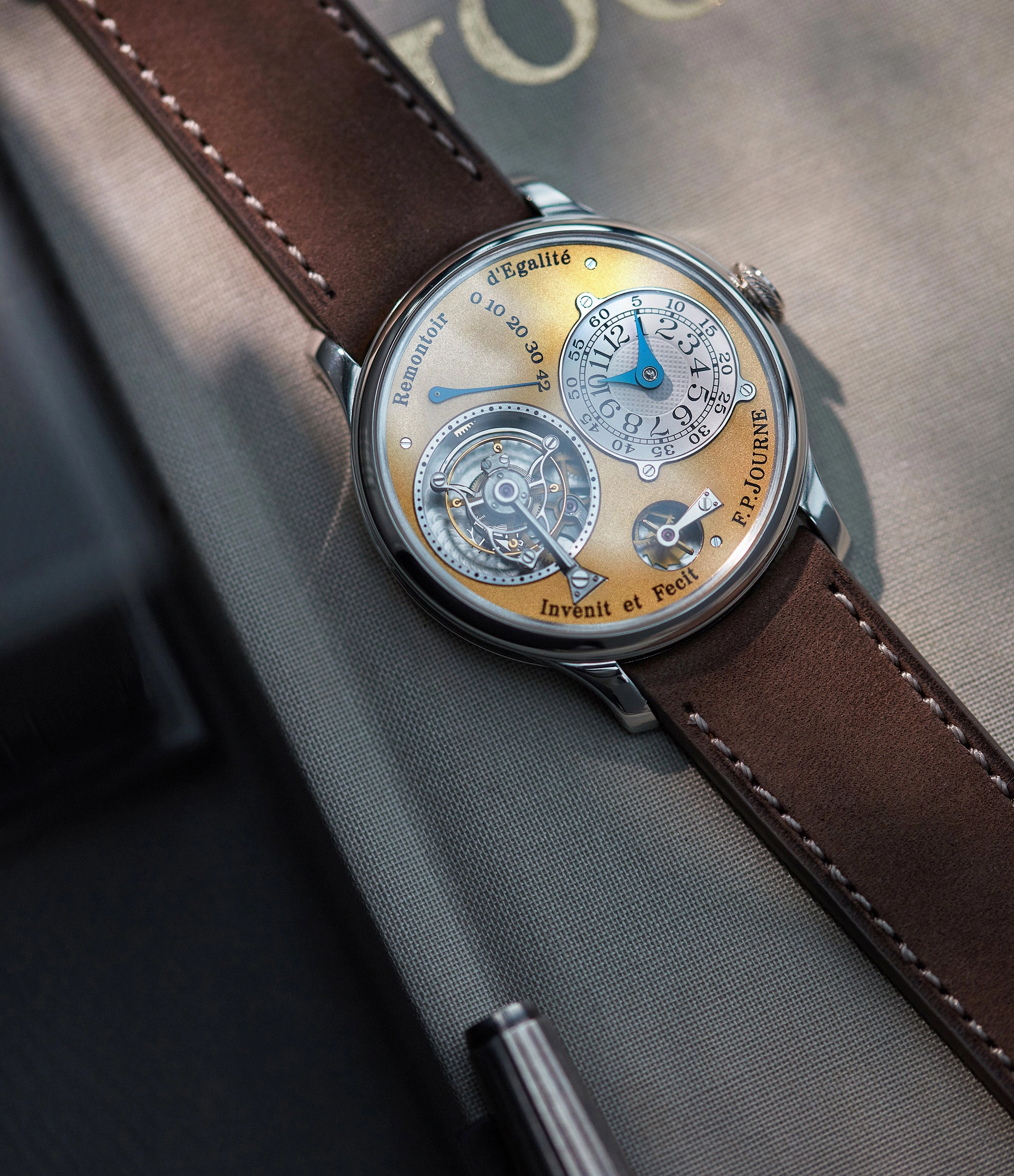 Tourbillon Souverain | Brass Movement | Platinum