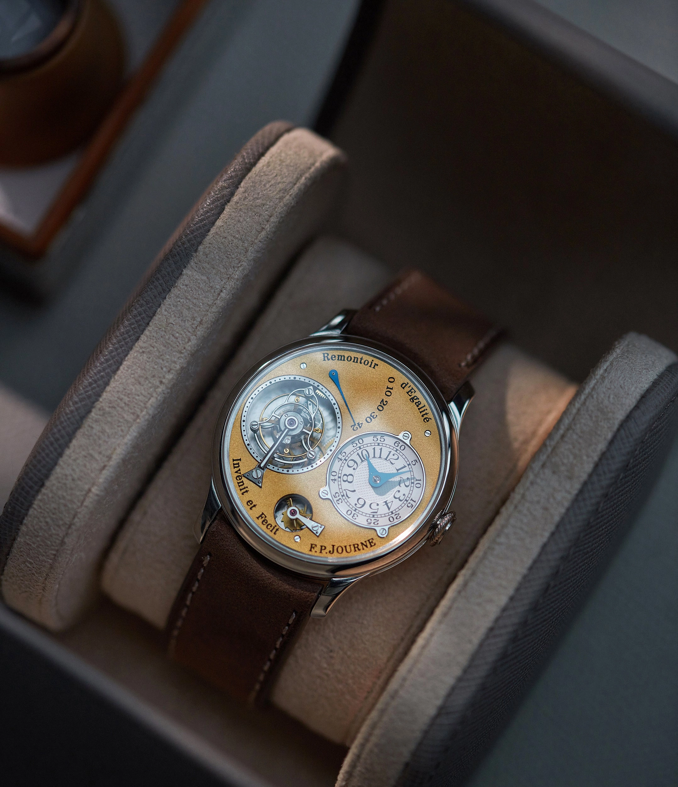 Tourbillon Souverain | Brass Movement | Platinum