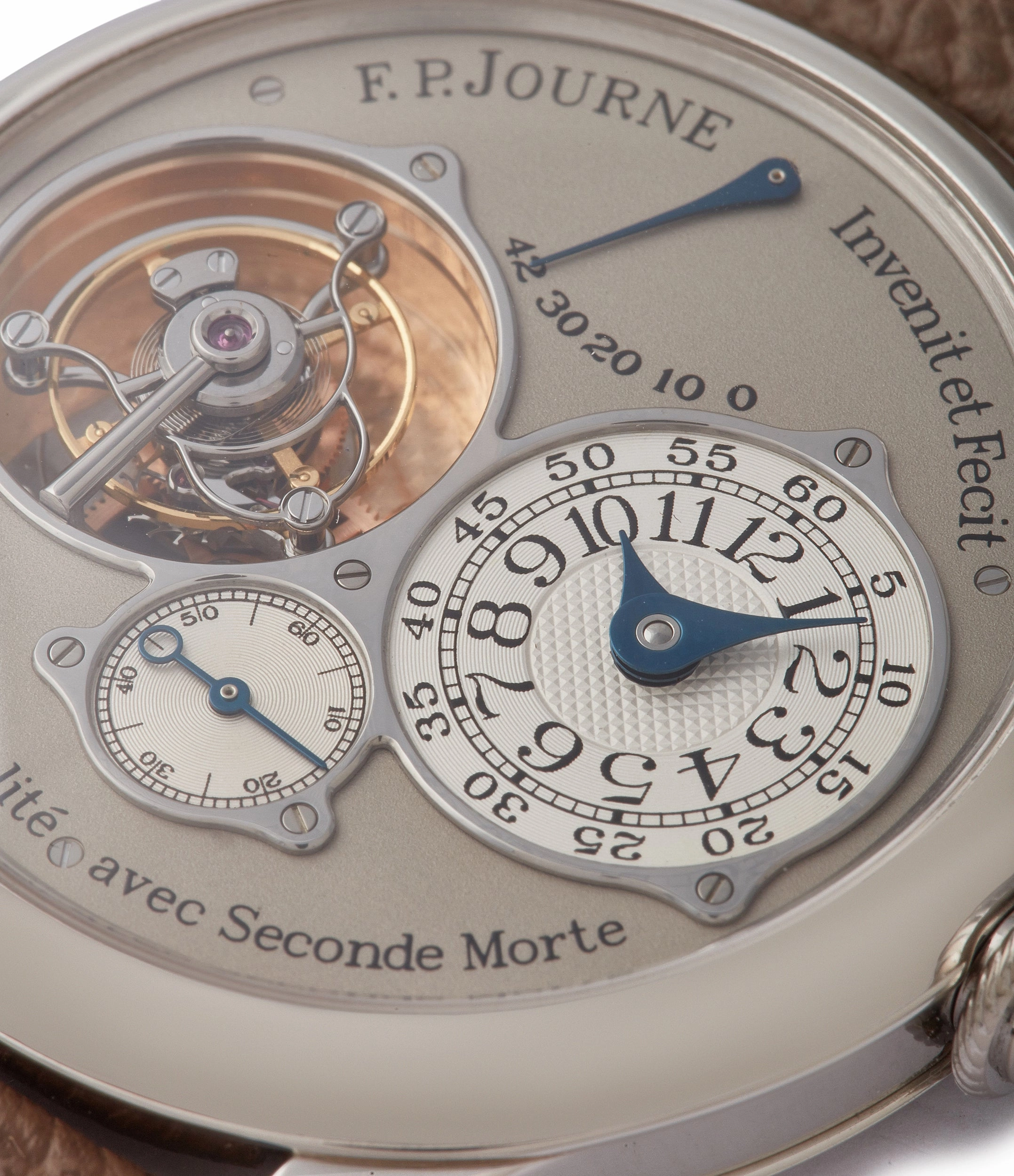 Tourbillon Souverain | Seconde Morte | 40mm | Platinum