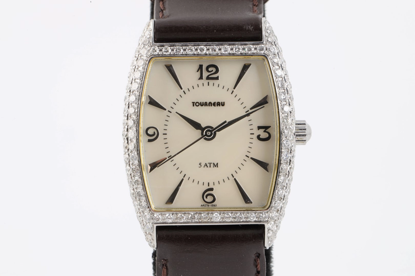 Tourneau 1063 Stainless Steel & Diamond 24mm Ladies Watch