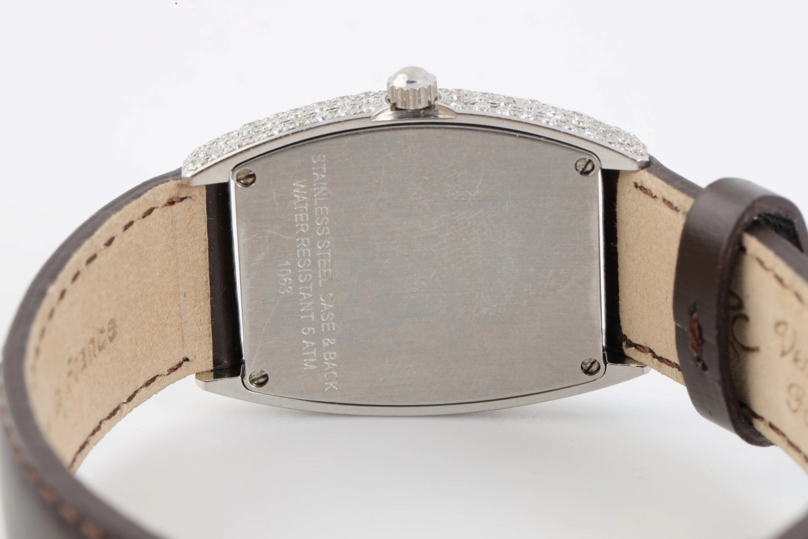 Tourneau 1063 Stainless Steel & Diamond 24mm Ladies Watch
