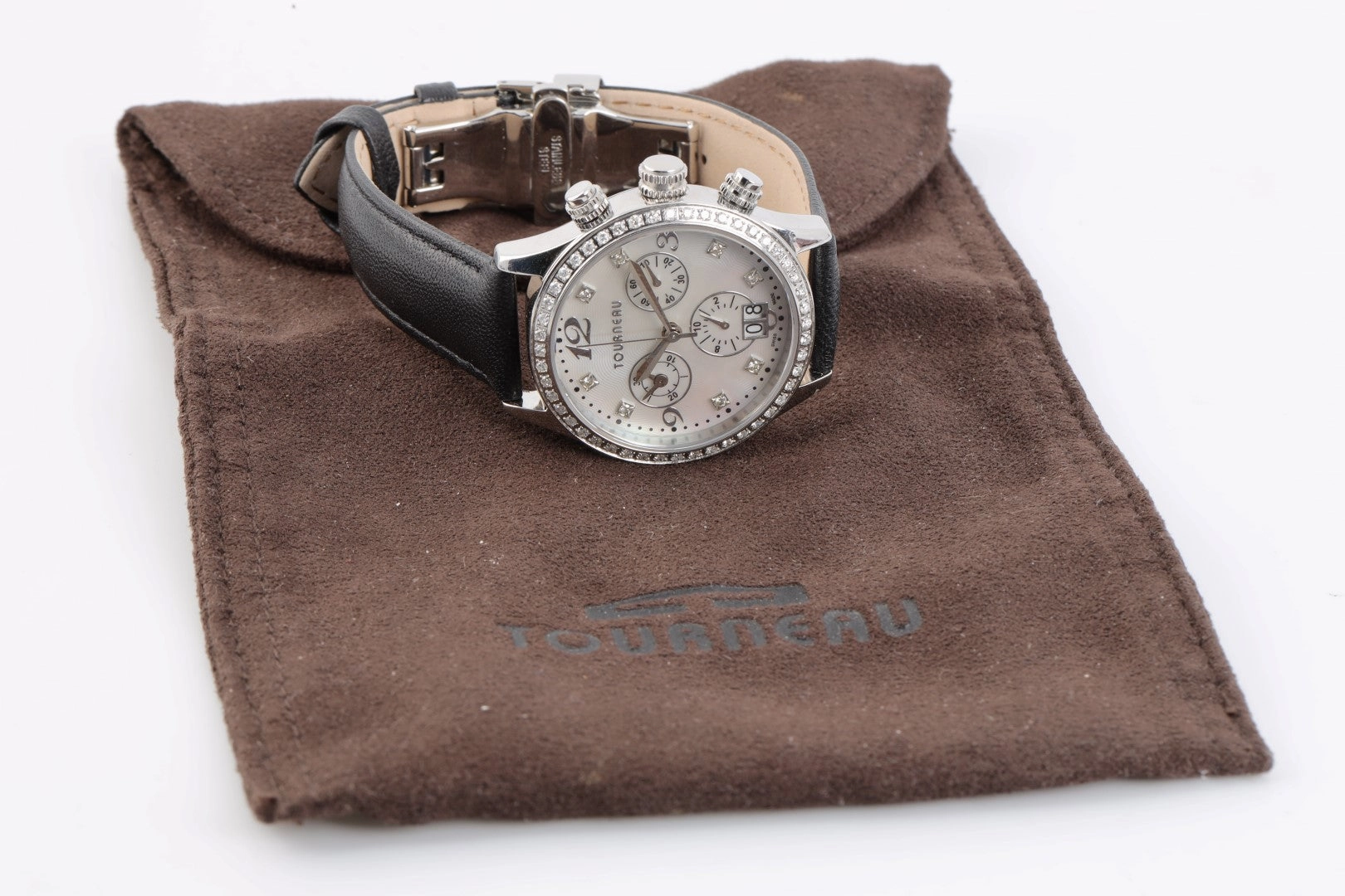 Tourneau 62209 Stainless Steel With Diamonds 36mm Ladies Watch