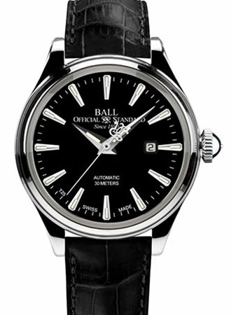 Trainmaster Eternity Black Ladies - Leather - Ref. NL2080D-LJ-BK