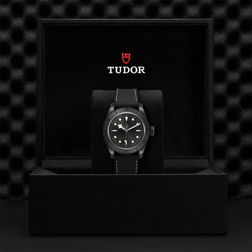 TUDOR Black Bay Ceramic 41mm Black Dial Gents Watch M79210CNU-0001