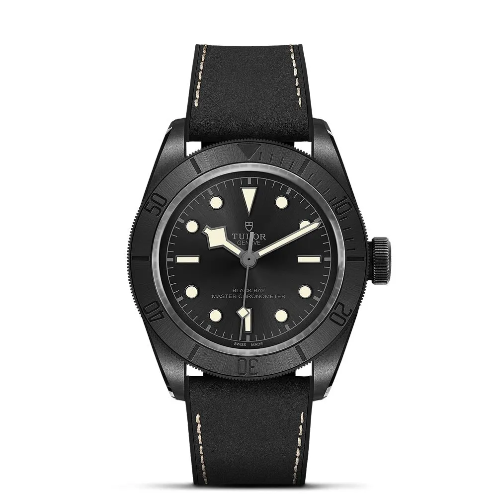 TUDOR Black Bay Ceramic 41mm Black Dial Gents Watch M79210CNU-0001