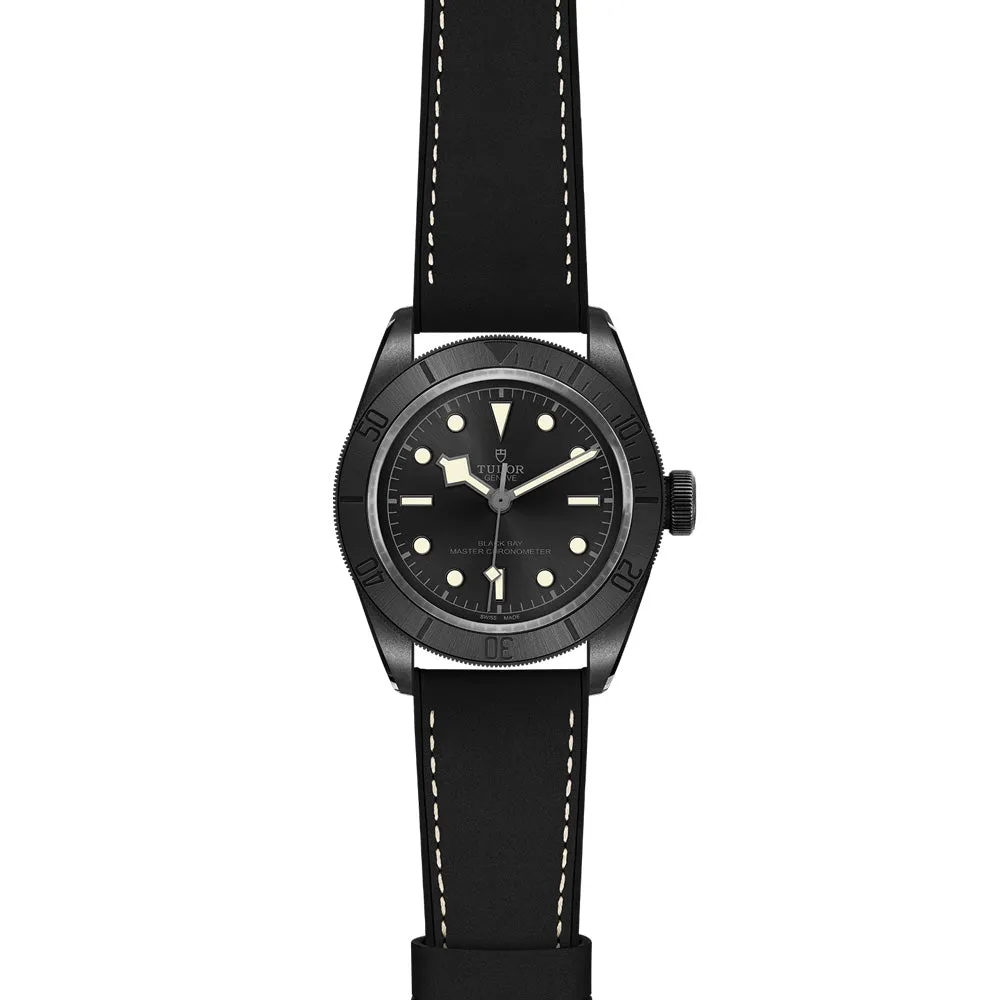 TUDOR Black Bay Ceramic 41mm Black Dial Gents Watch M79210CNU-0001