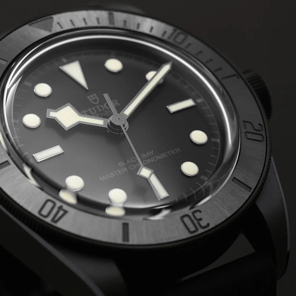 TUDOR Black Bay Ceramic 41mm Black Dial Gents Watch M79210CNU-0001