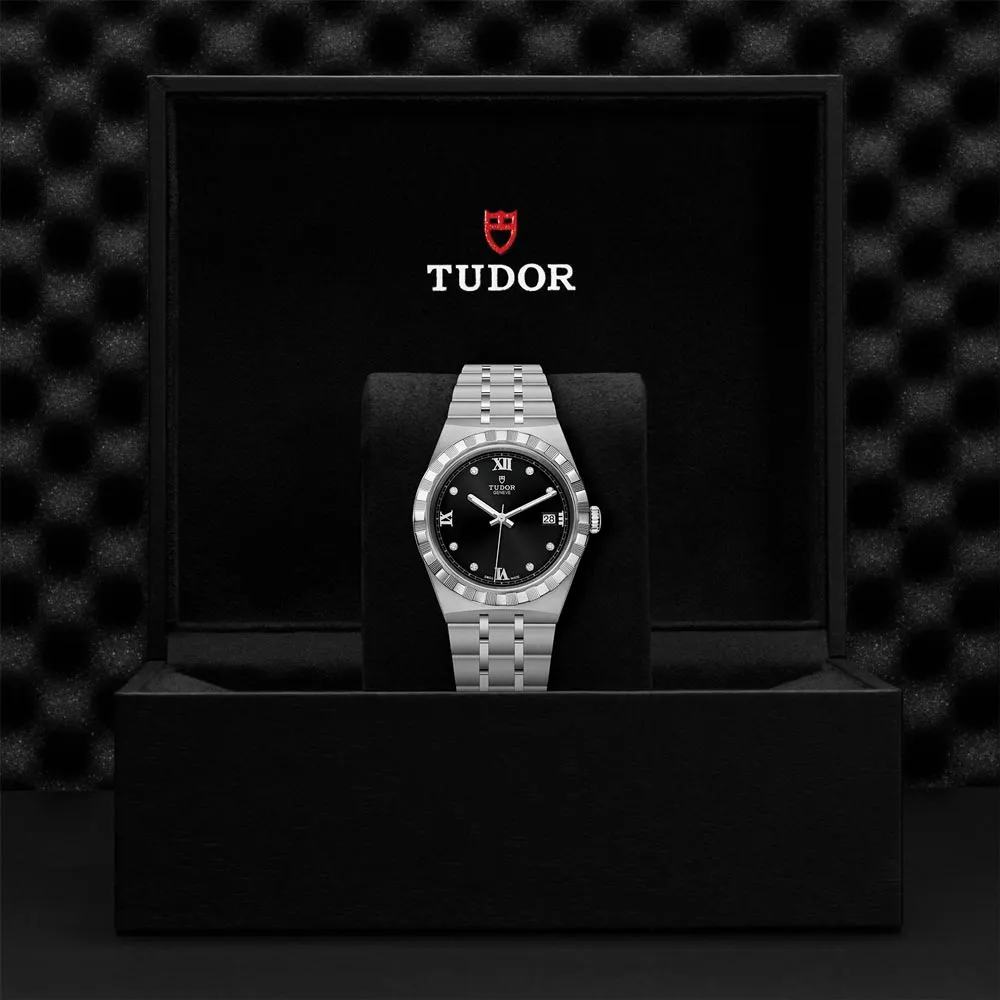 TUDOR Royal 38mm Black Dial Watch M28500-0004