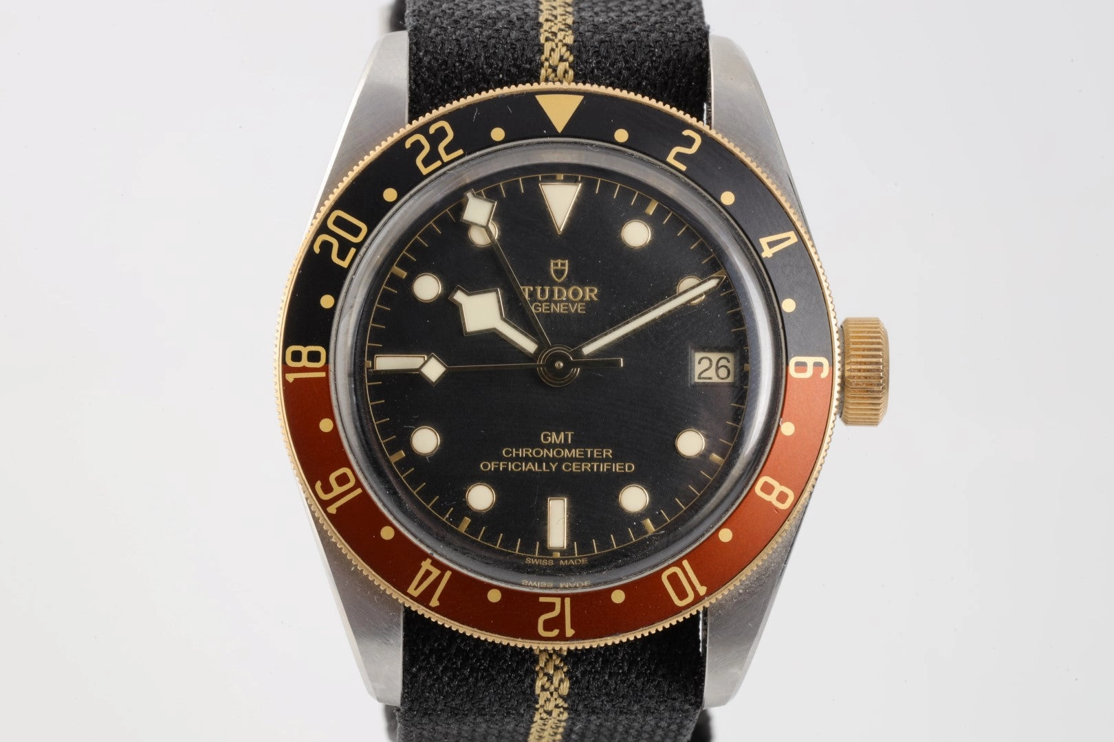 Tudor Black Bay GMT 79833  Steel & 18K Yellow Gold 41mm Watch (Original Box)
