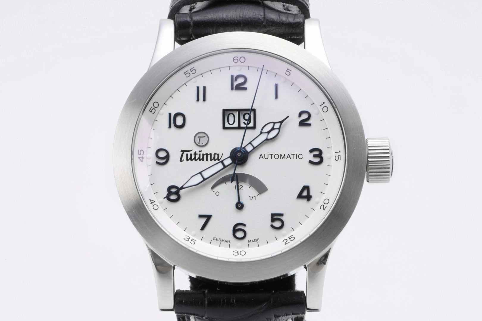 Tutima Valeo Reserve 644-01 Stainless Steel 38mm Watch