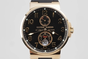 Ulysse Nardin Maxi Marine 266-66 18k Rose Gold 41mm Watch