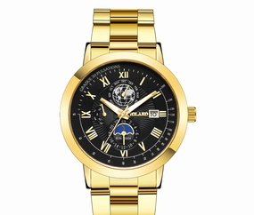 Unisex Steel Band Calendar Watch