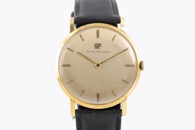 Vintage Girard Perregaux 2592 18K Yellow Gold 33mm Men's Watch