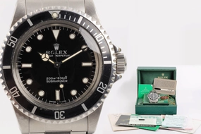 Vintage! Rolex Submariner 5513 Stainless Steel Watch