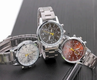 Wish Faux Three-Eye Six-Hand Men's Watch