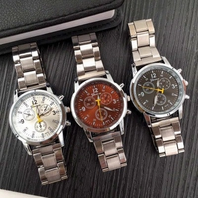 Wish Faux Three-Eye Six-Hand Men's Watch