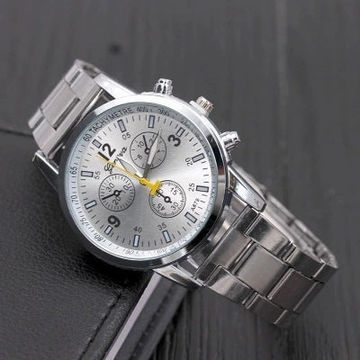 Wish Faux Three-Eye Six-Hand Men's Watch