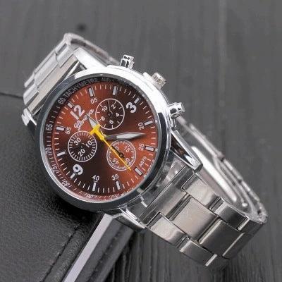 Wish Faux Three-Eye Six-Hand Men's Watch