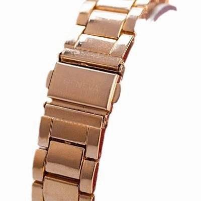 Wish Geneva Rhinestone Faux Three-Eye Men's Watch
