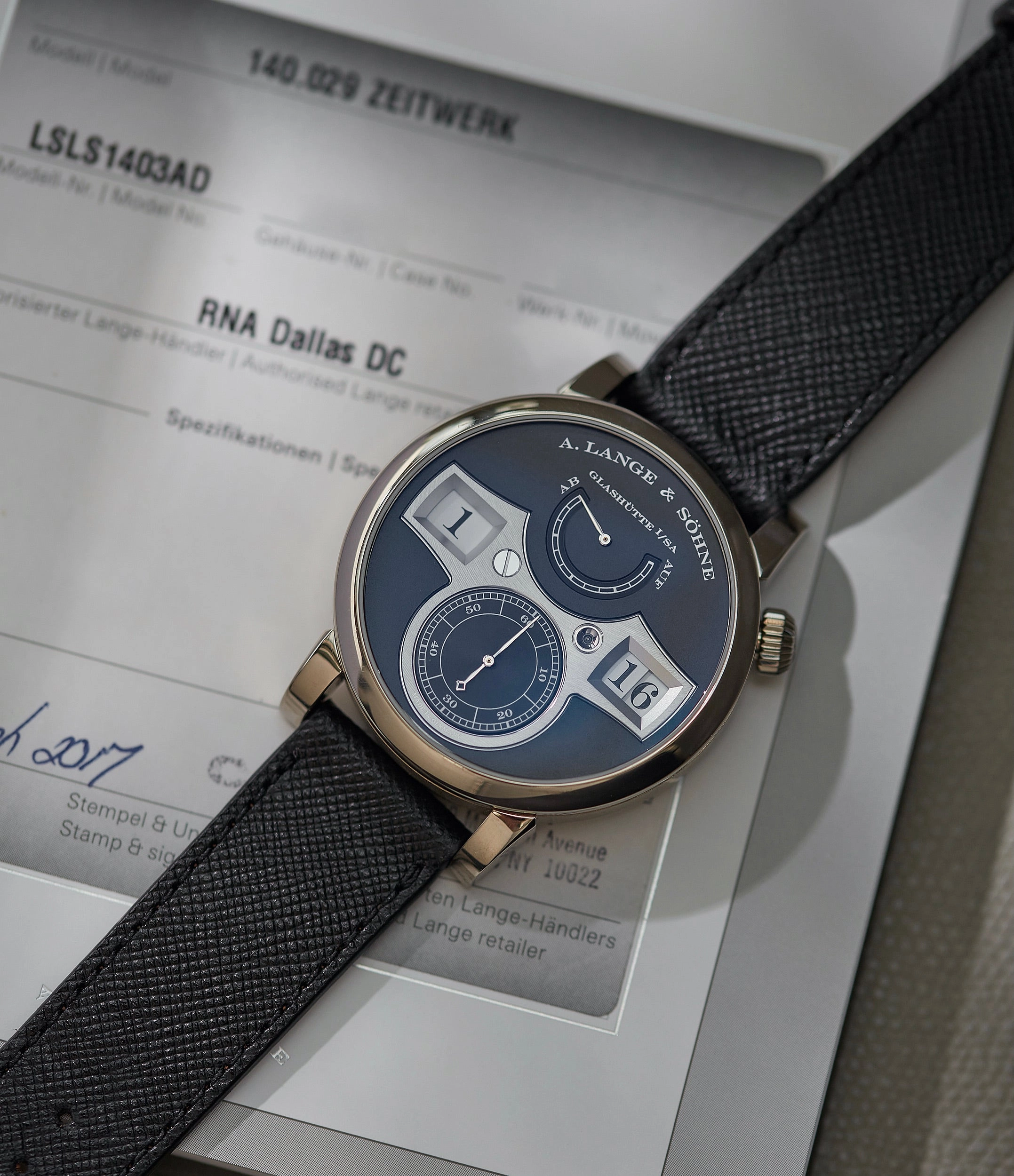 Zeitwerk 140.029 | White Gold